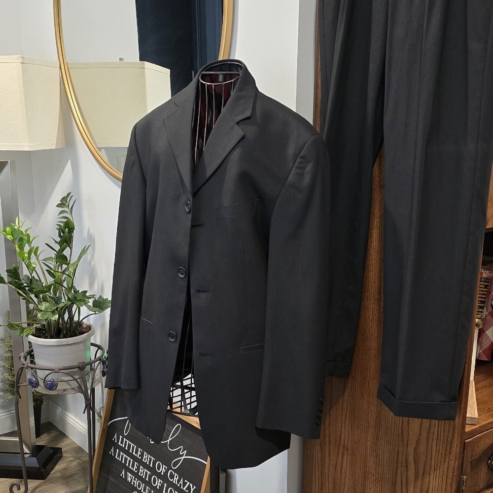Haggar Black Suits Classic Formal Attire